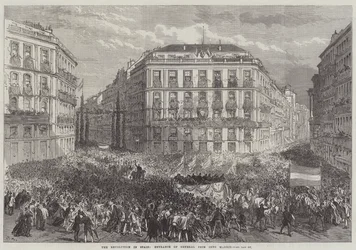 The Revolution in Spain, Entrance of General Prim into Madrid
